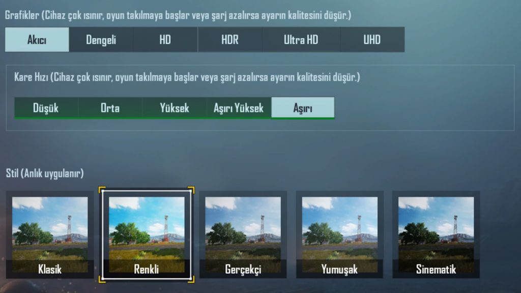 PUBG Mobile Görüntü Ayarları ve FPS Arttırma