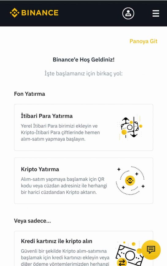 Bitcoin Hesabı Açma binance